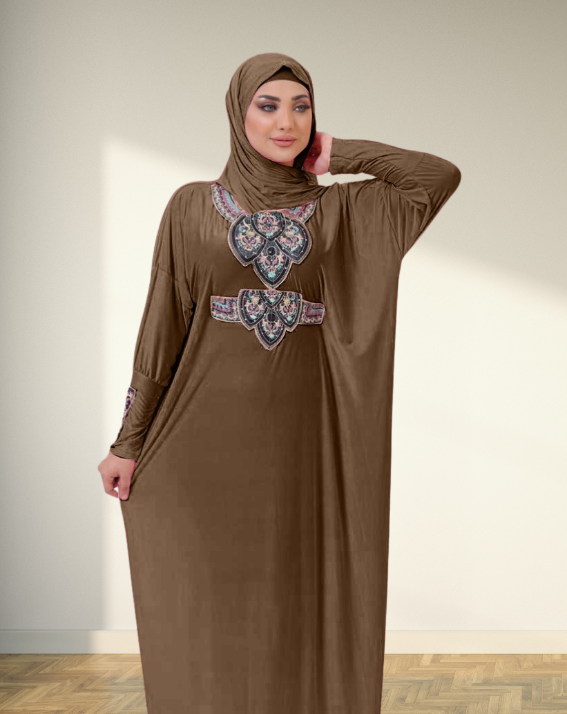 اسدال محجبات مطرز كود  80121