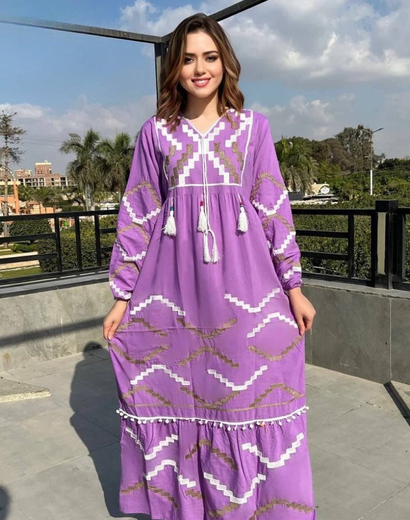 A1067  عباية استقبال قطن  كود