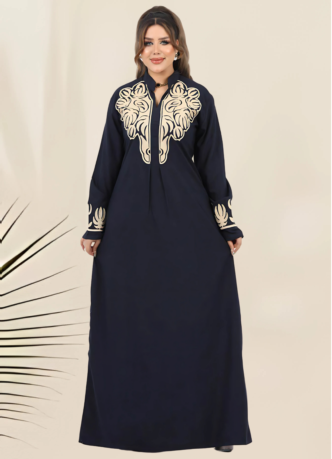 A1046 عبايه استقبال قطن  كود