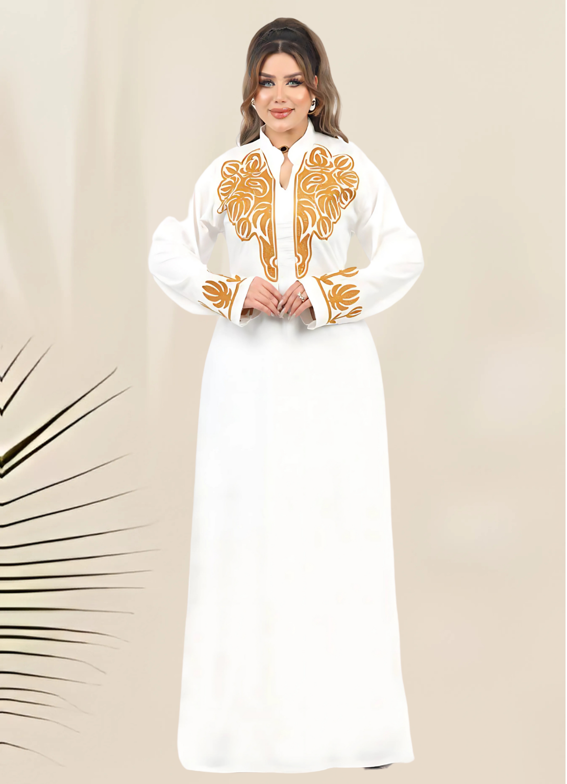 A1046 عبايه استقبال قطن  كود