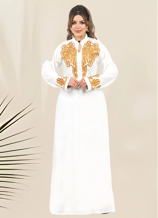 A1046 عبايه استقبال قطن  كود