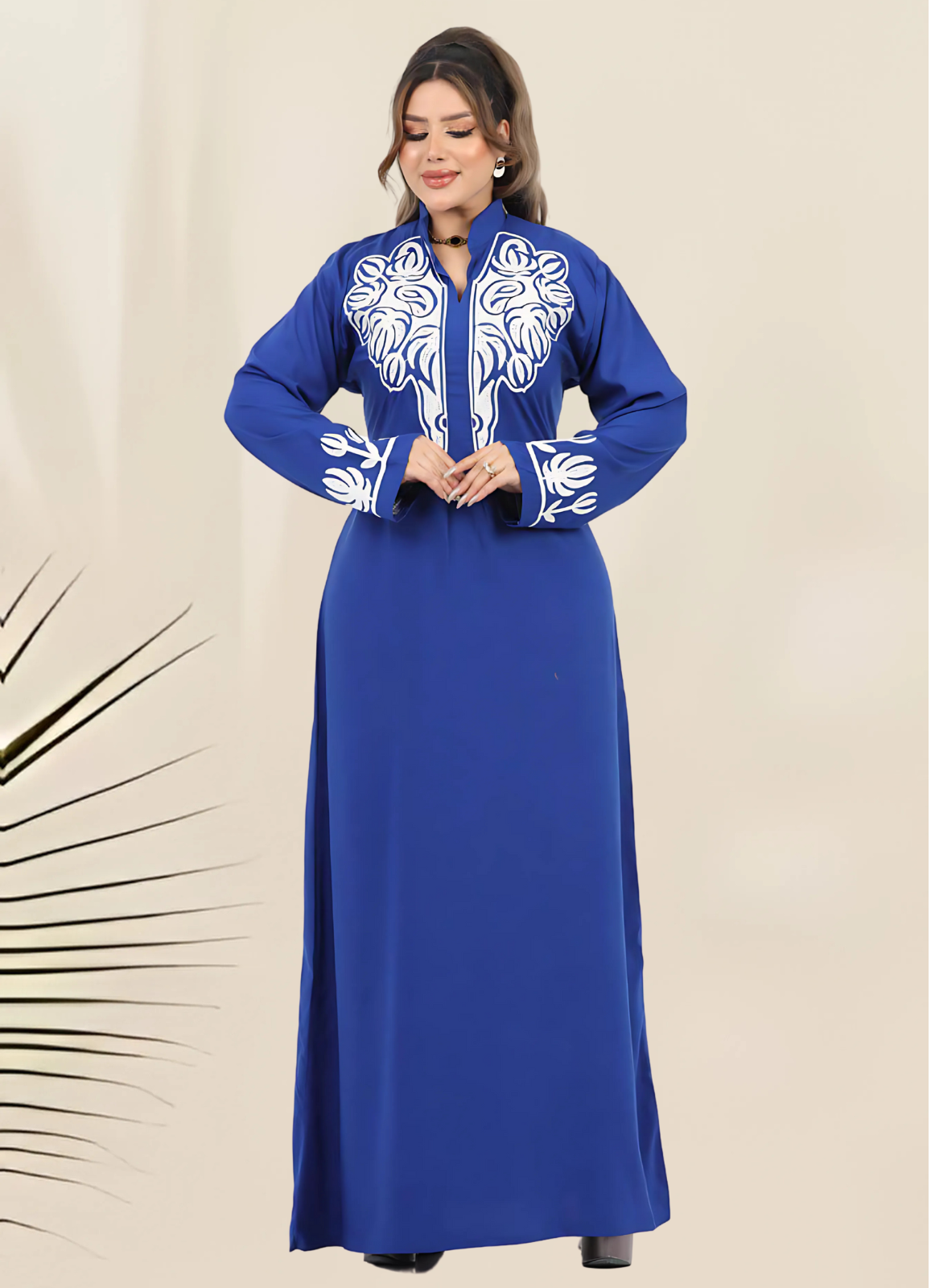 A1046 عبايه استقبال قطن  كود