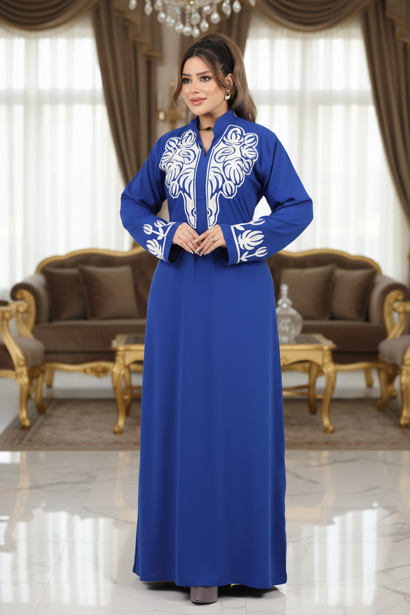 A1046 عبايه استقبال قطن  كود