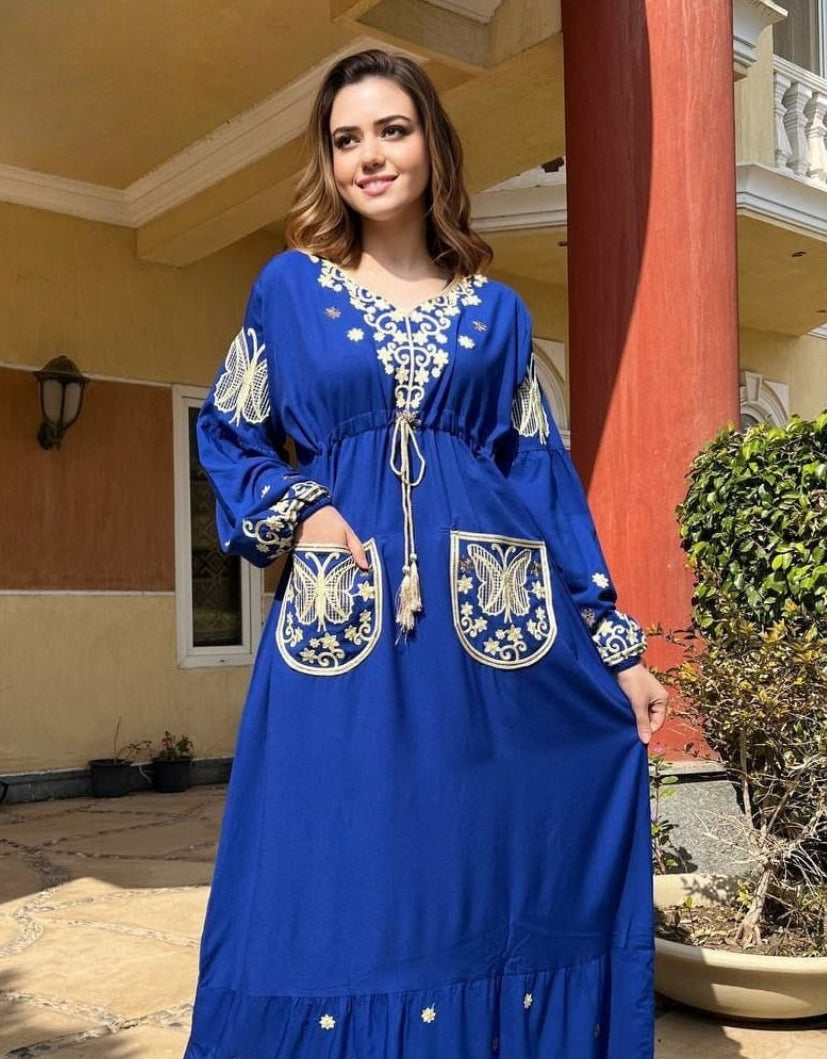 A1068 عباية استقبال قطن  كود