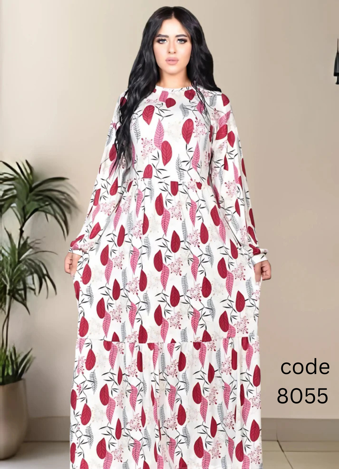 8055 فستان منزلي كود