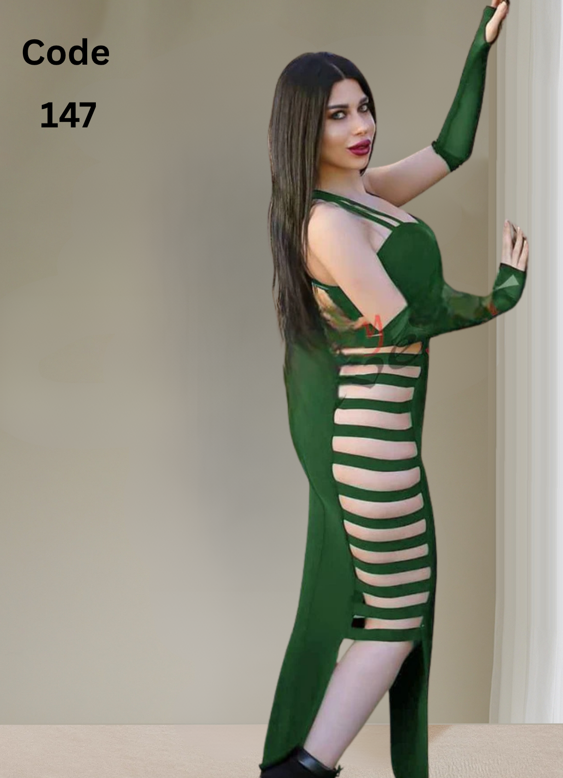 147 لانجرى شيفون فري سايز كود