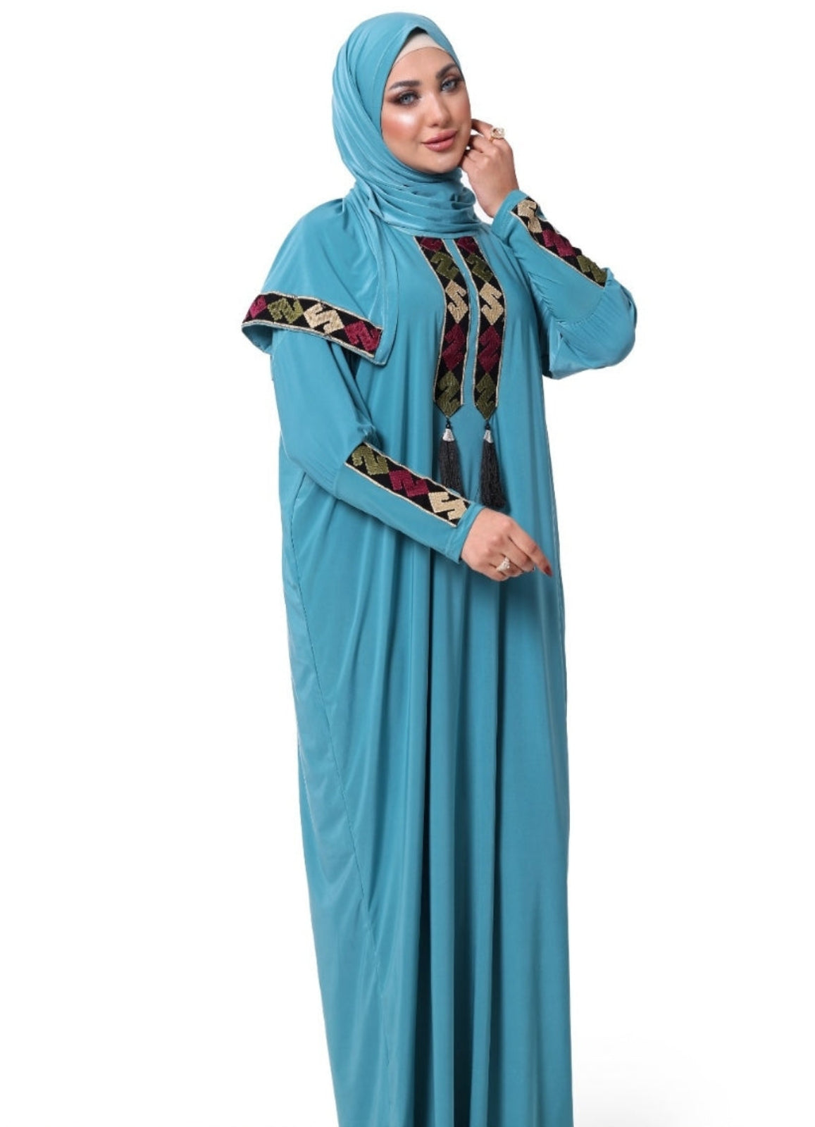 اسدال محجيات مطرز كود  80122