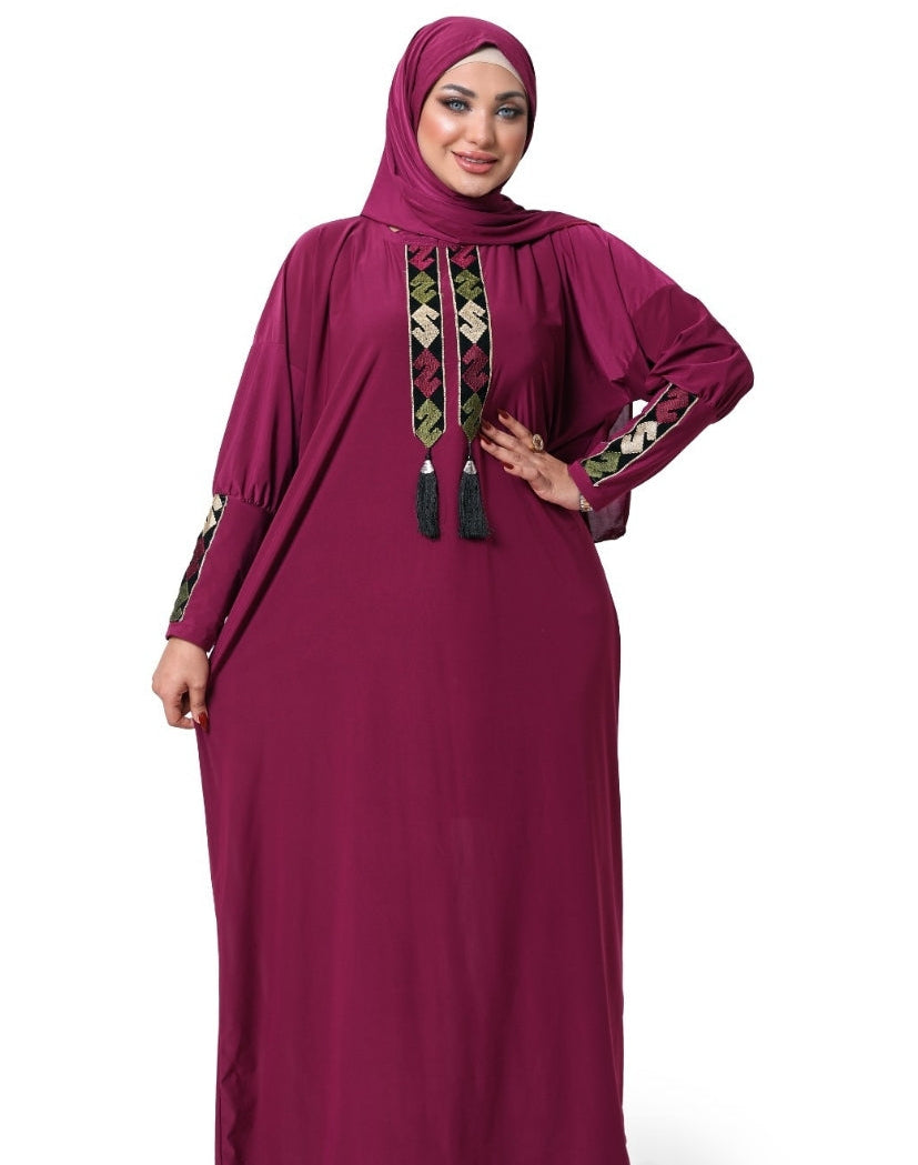 اسدال محجيات مطرز كود  80122