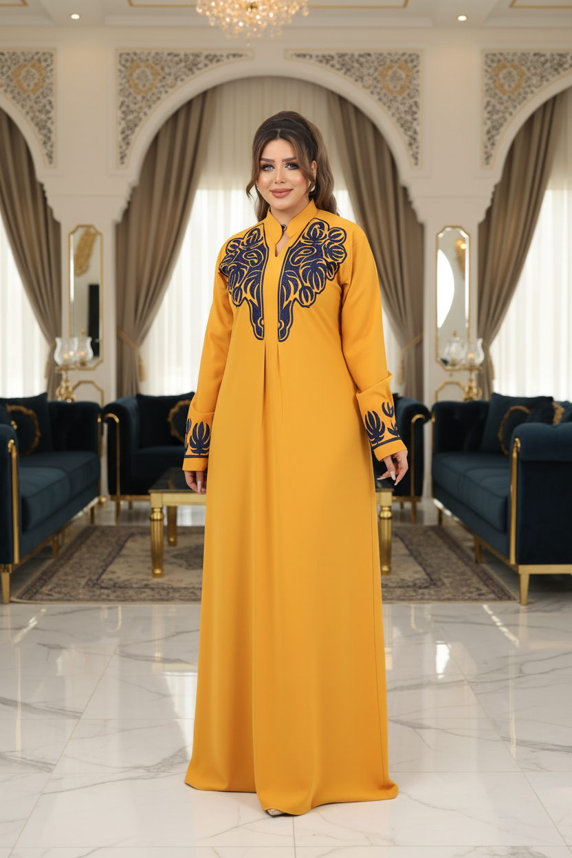 A1046 عبايه استقبال قطن  كود
