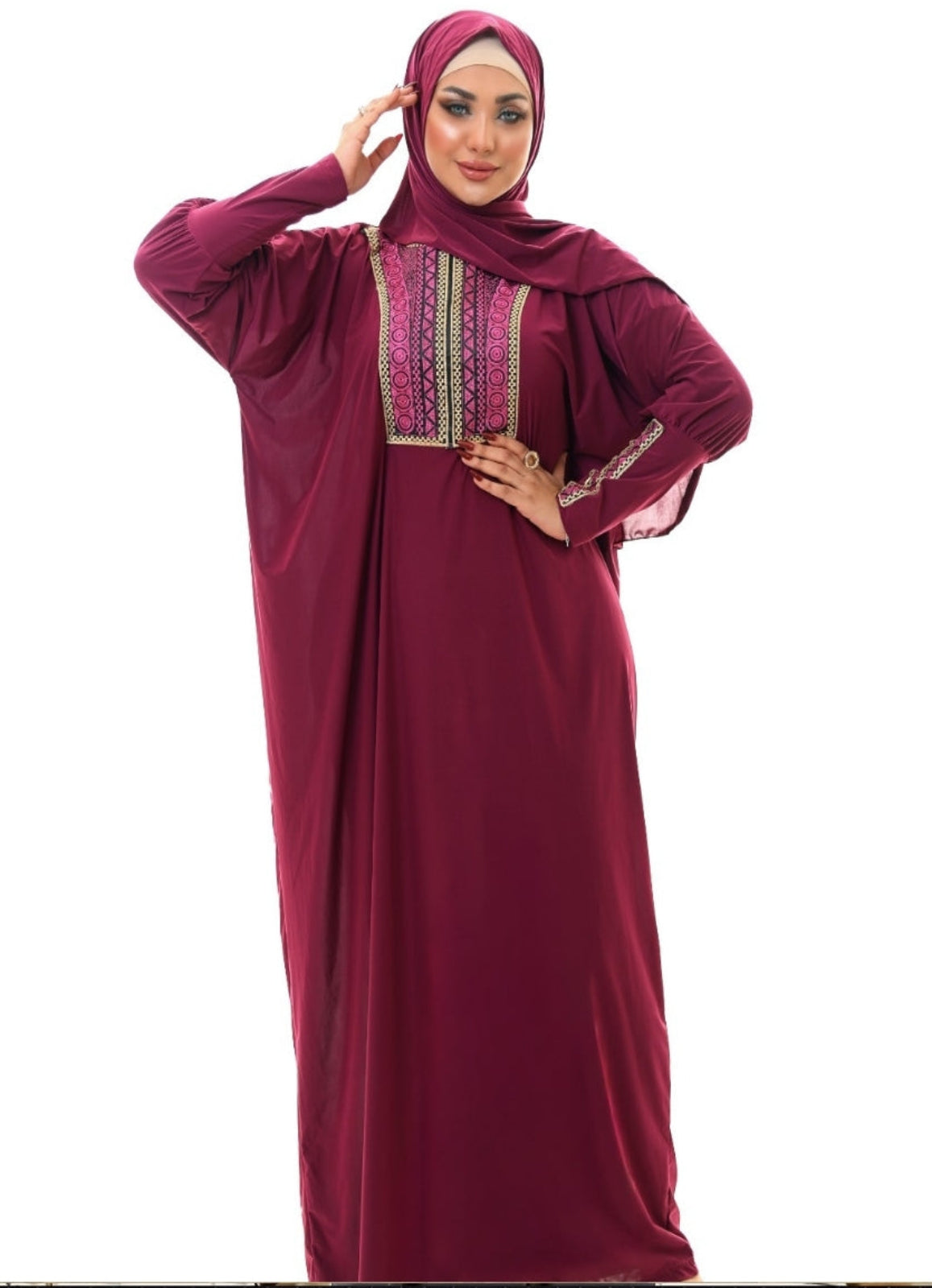 اسدال محجيات مطرز كود  80123