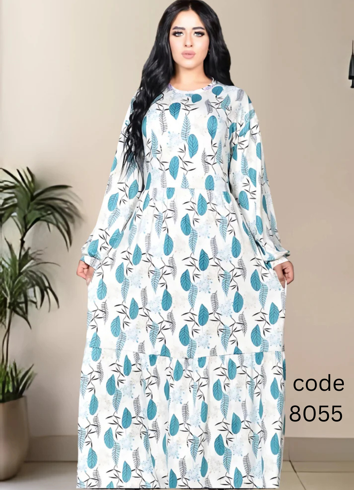 8055 فستان منزلي كود