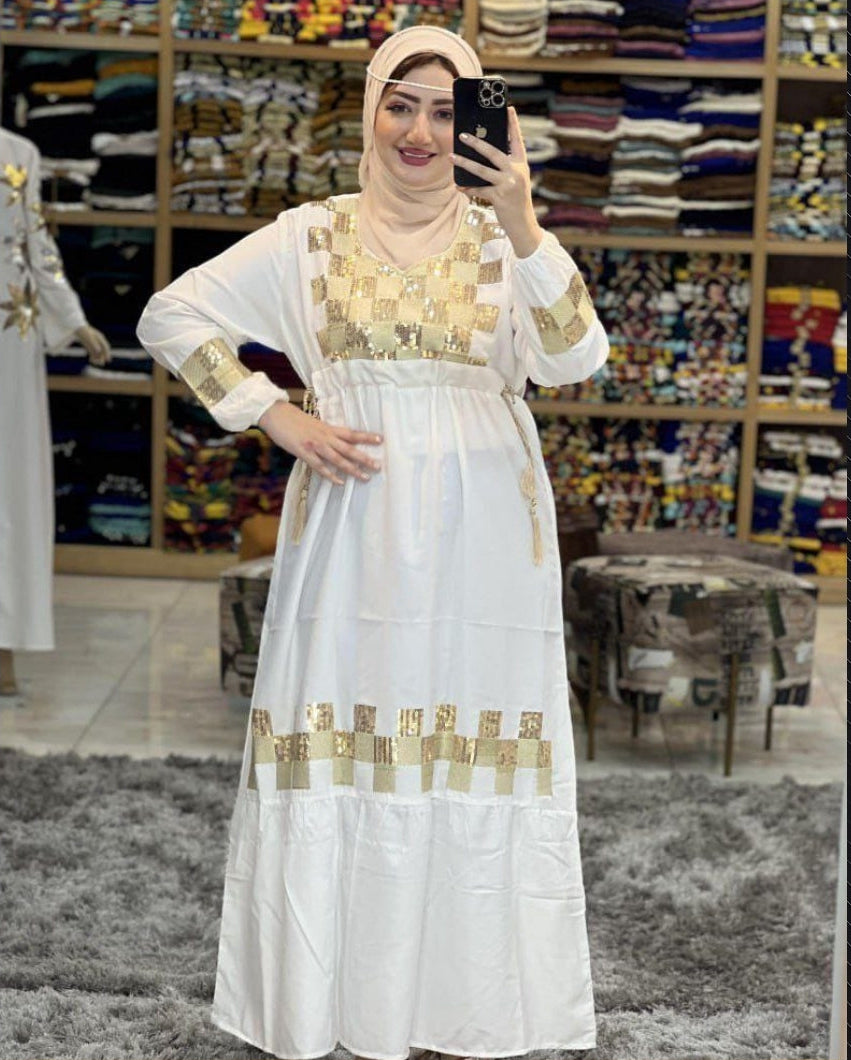 A1069 عباية استقبال قطن  كود