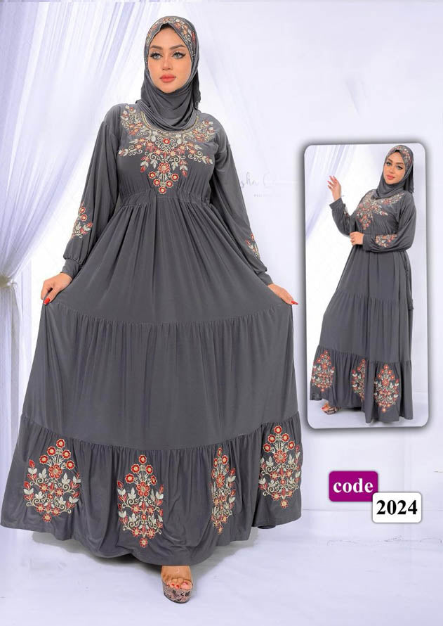 فستان محجبات زبده كود 2024