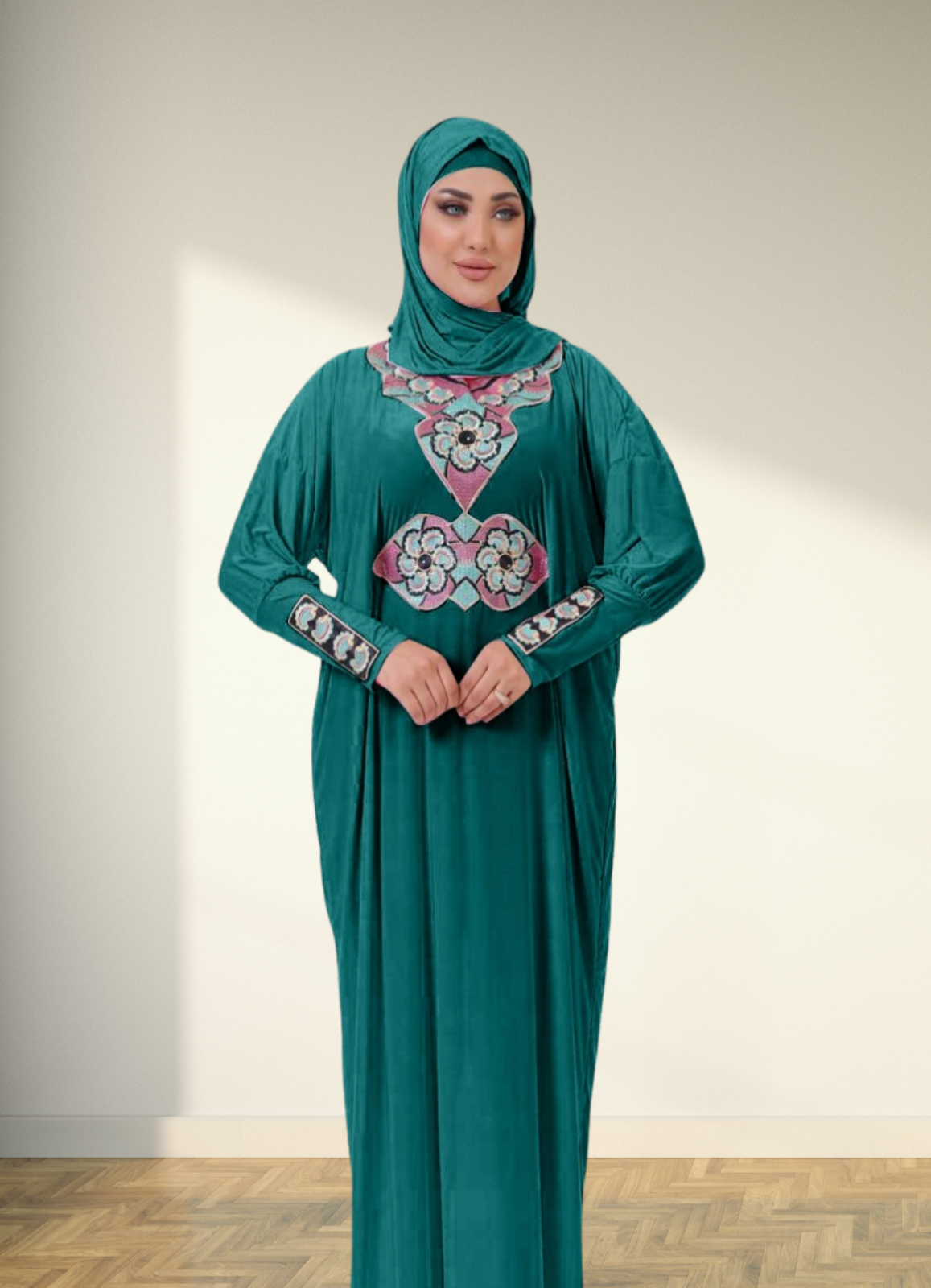 اسدال محجبات مطرز كود  80111