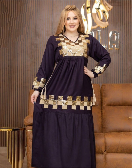 A1069 عباية استقبال قطن  كود