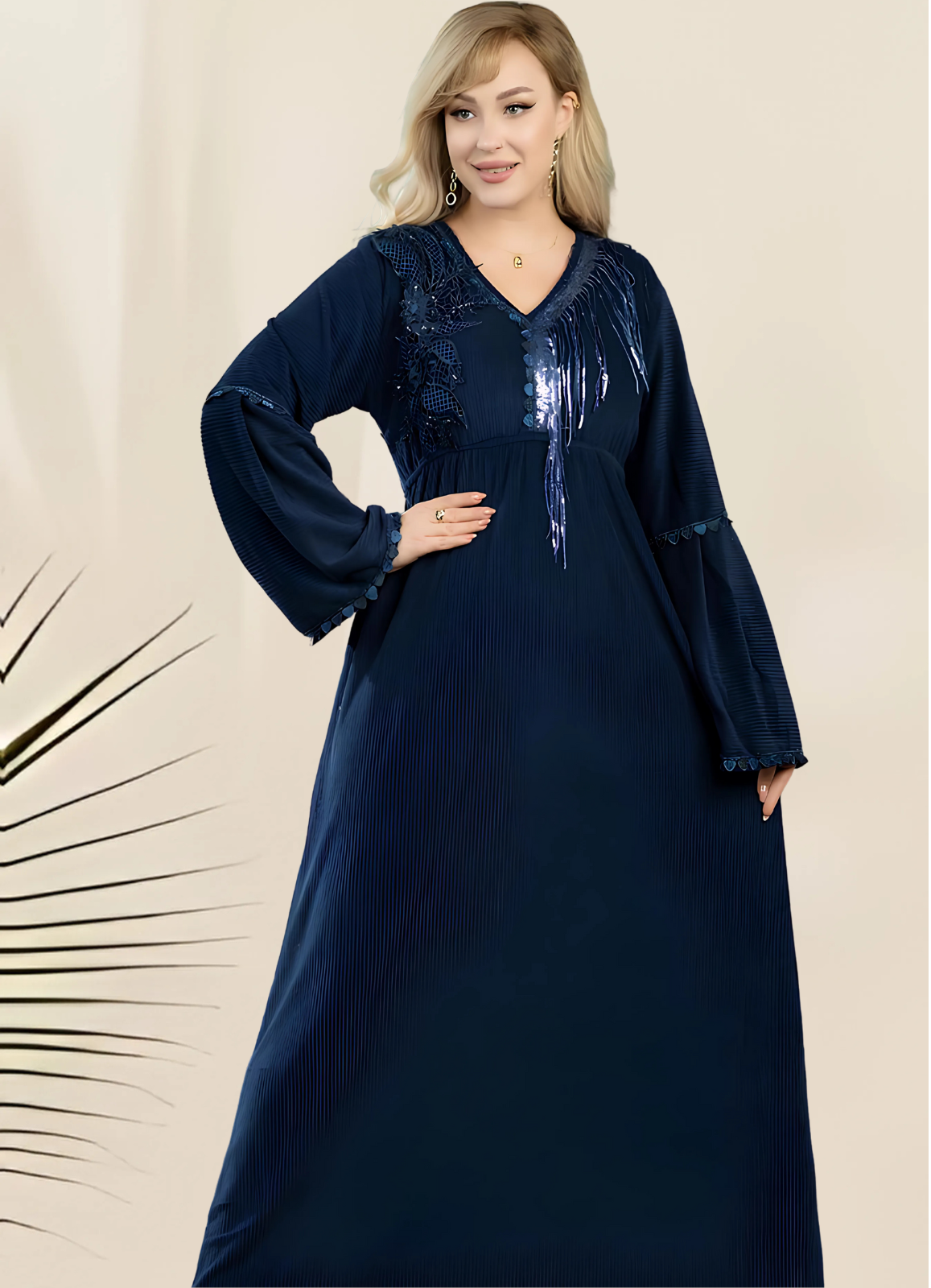 H1014 عباية بيتي شتوي قطيفة