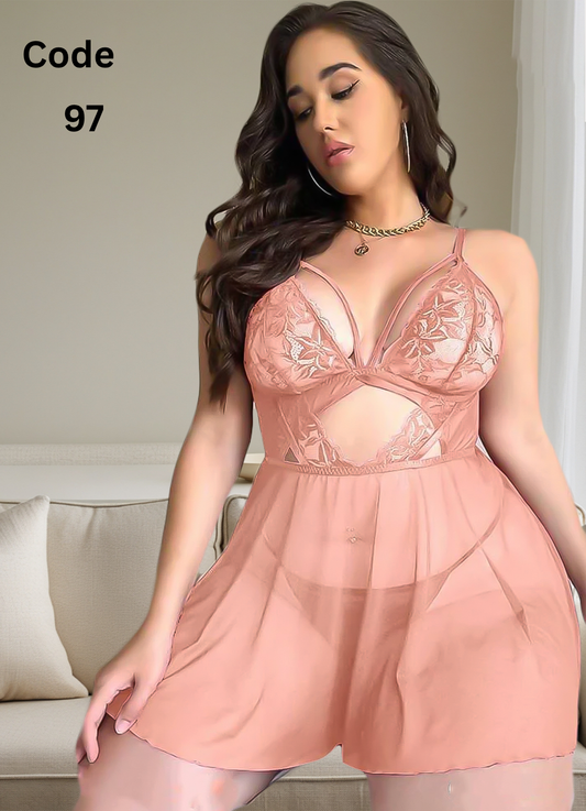 97 لانجرى شيفون بيج سايز كود