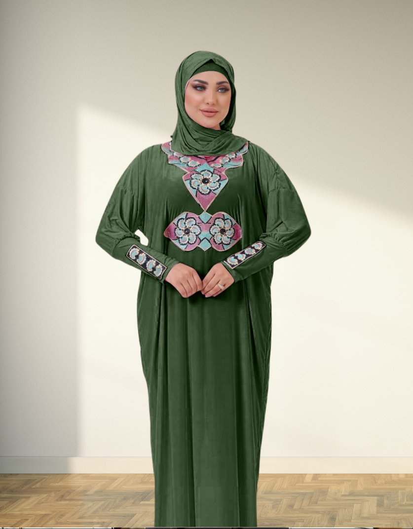 اسدال محجبات مطرز كود  80111