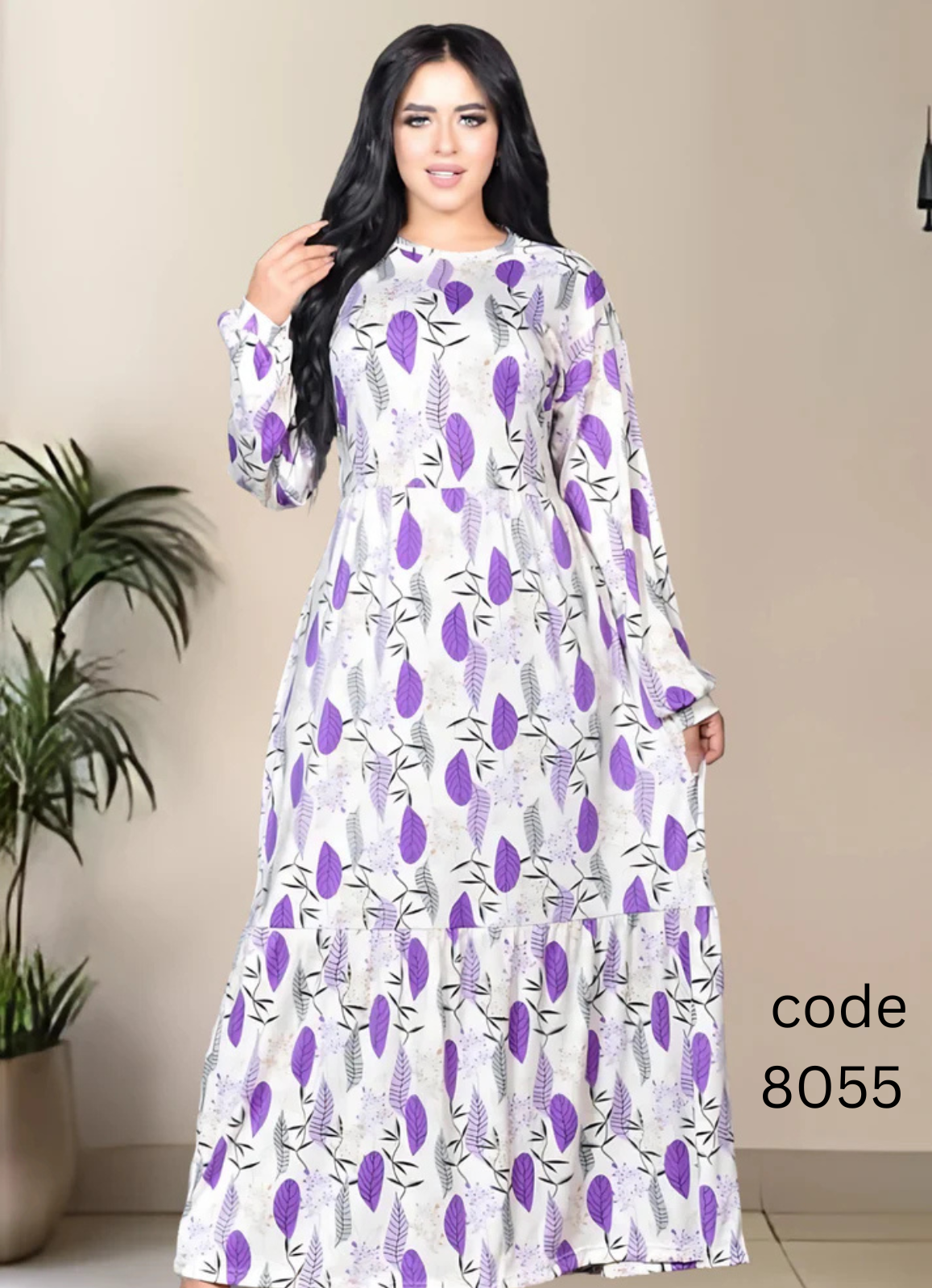 8055 فستان منزلي كود