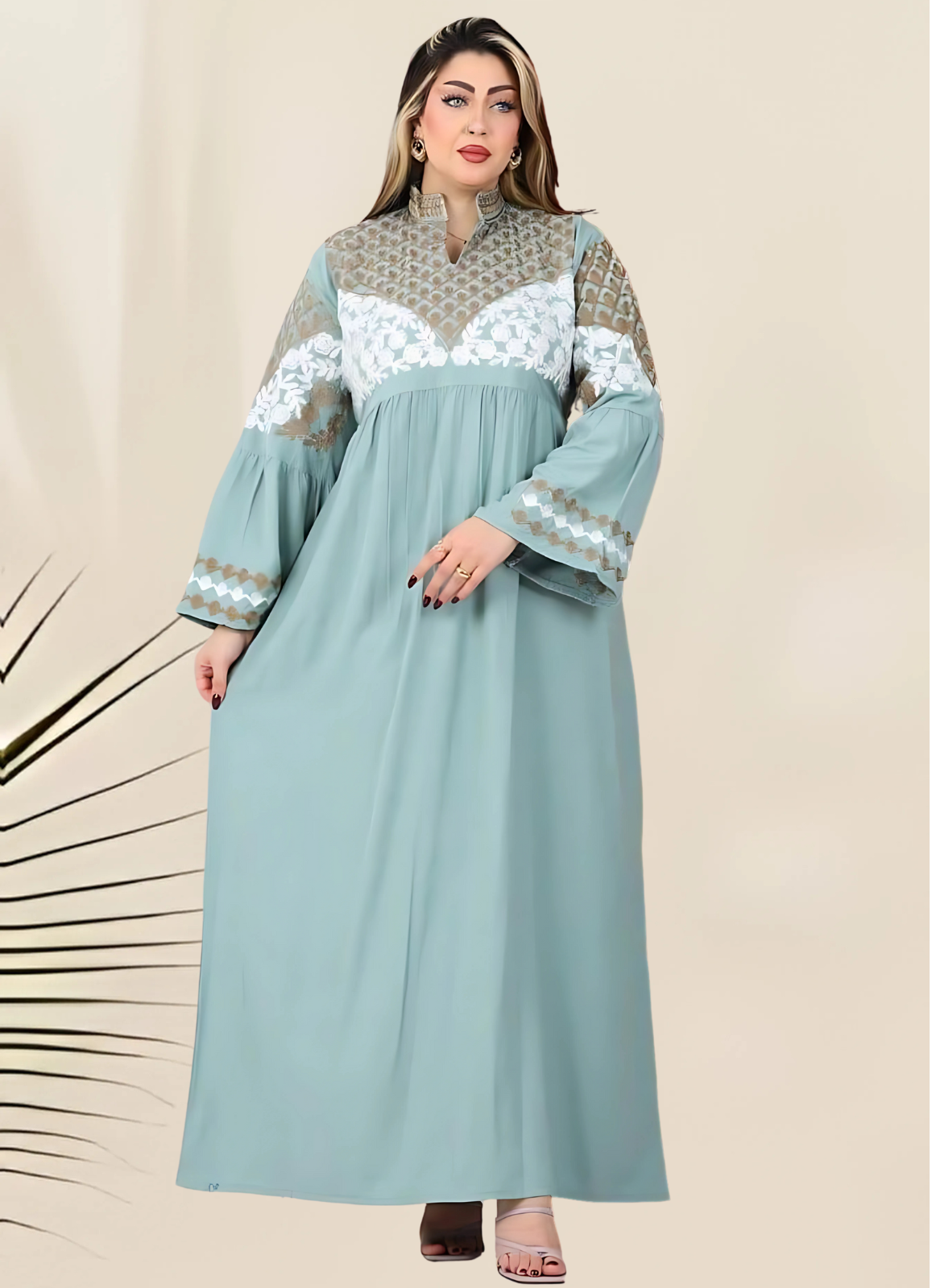 A1013 عبايه استقبال قطن  كود