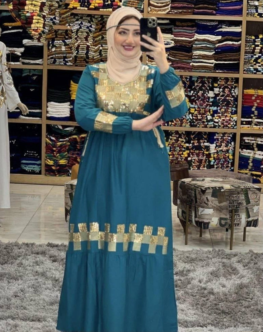 A1069 عباية استقبال قطن  كود