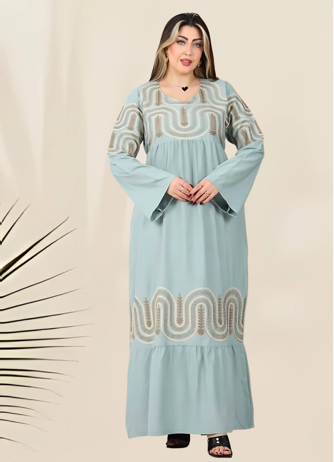 A1015 عبايه استقبال قطن  كود