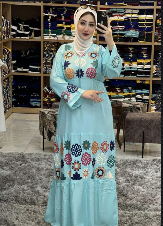 A1070 عباية استقبال قطن  كود