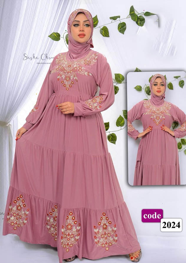 فستان محجبات زبده كود 2024
