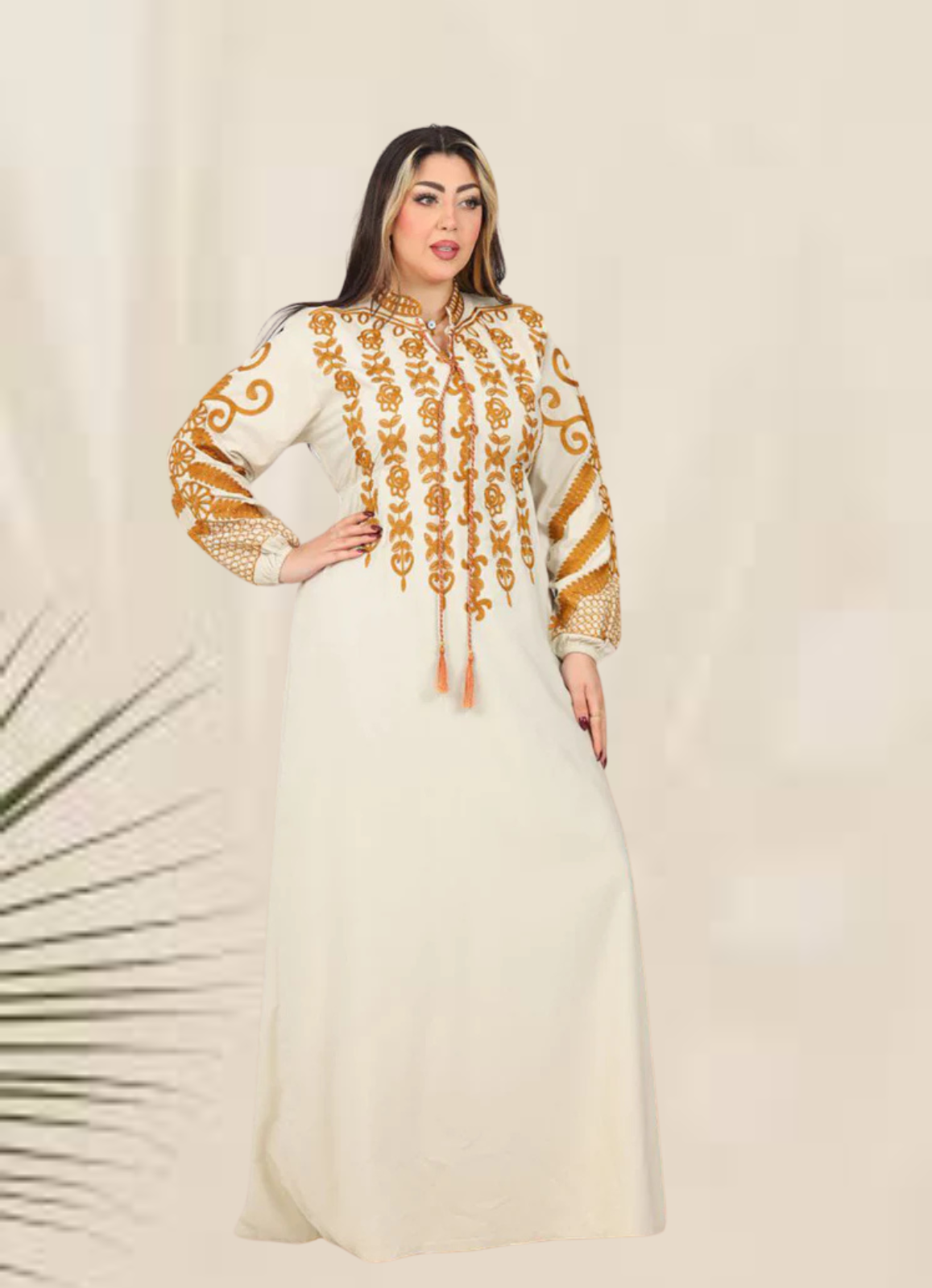 A1035 عبايه استقبال قطن  كود