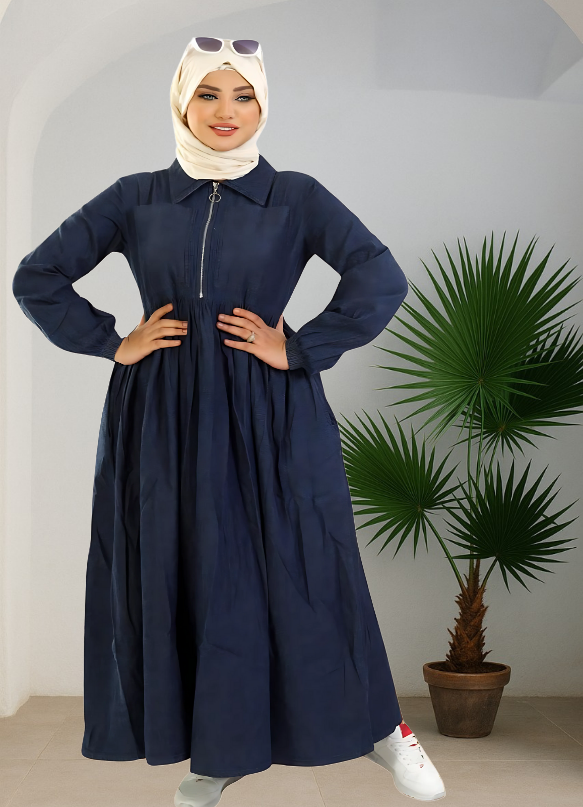 فستان جينز  كود 1503