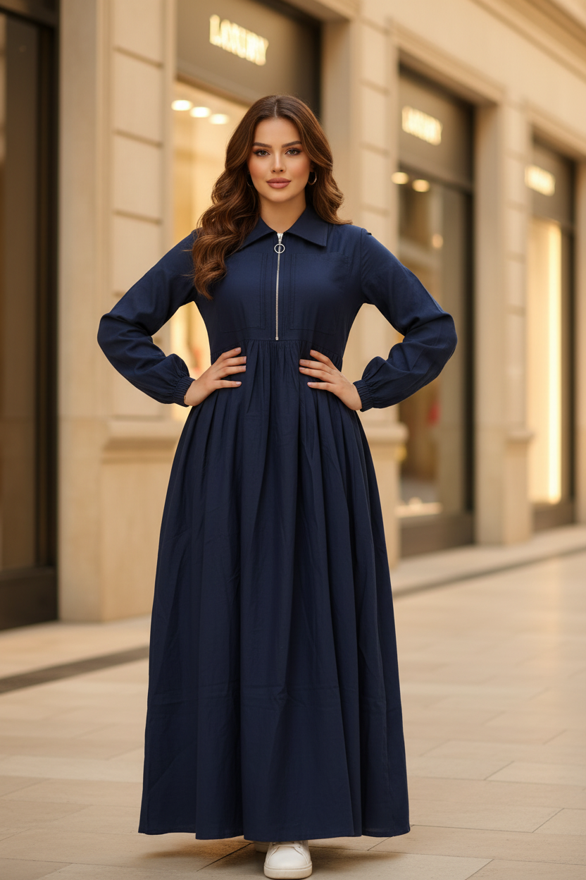 فستان جينز  كود 1503