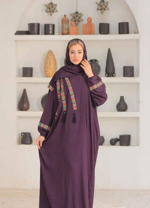 A1084 اسدال محجيات مطرز كود