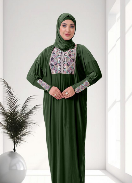 اسدال محجيات مطرز كود  80116