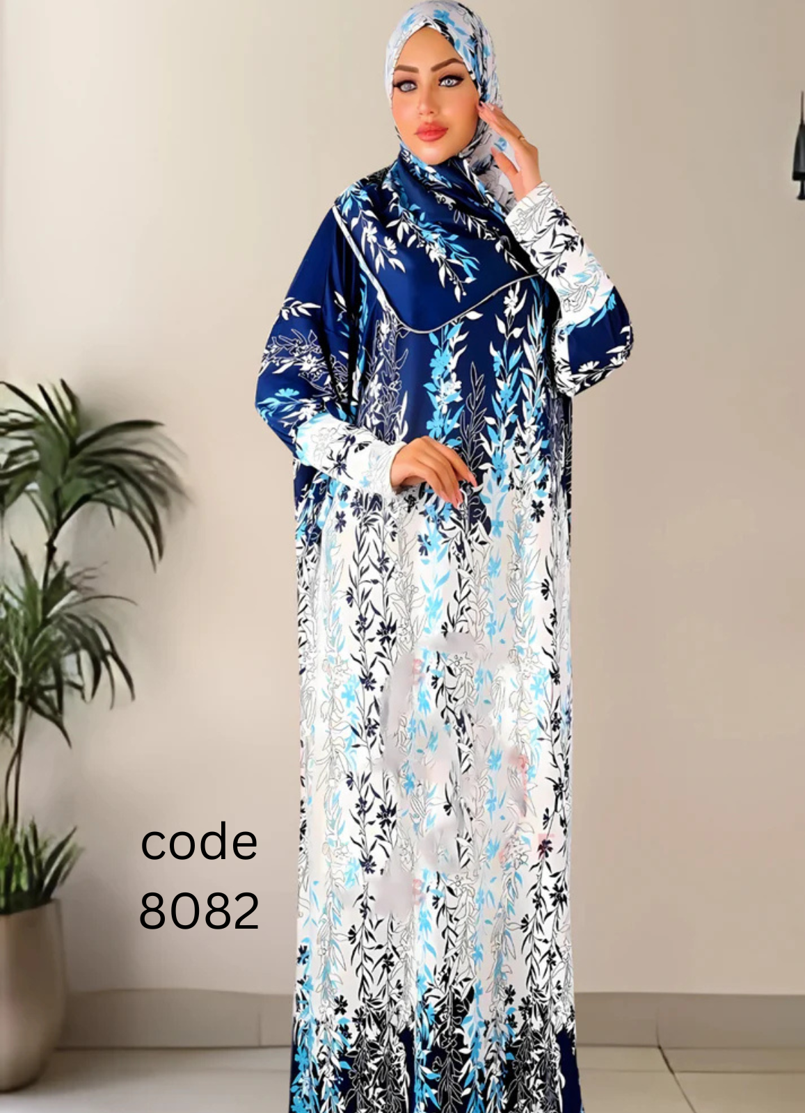 MISK  اسدال قطن شعيرات منقوش 8082 من