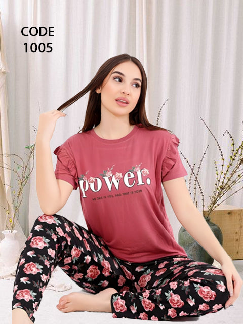 M S Y بيجامة قطن 2 قطعة 1005 من