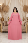 A1048 عبايه استقبال قطن  كود