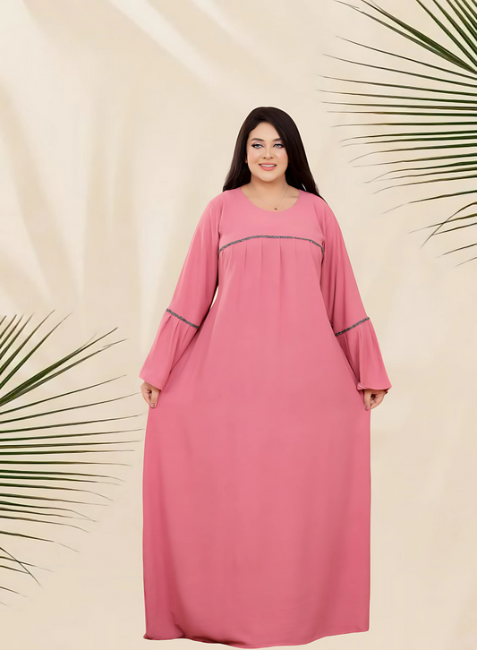 A1048 عبايه استقبال قطن  كود