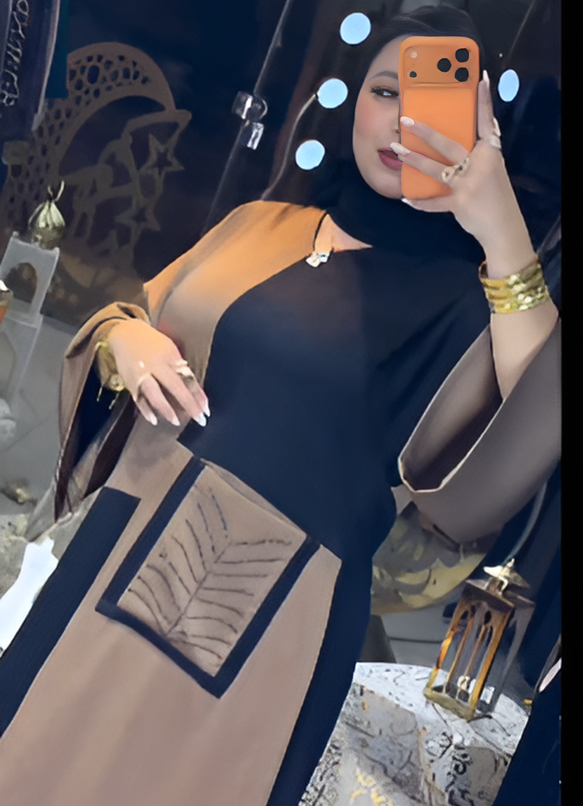 عبايه حرير تيك توك من كود 1640