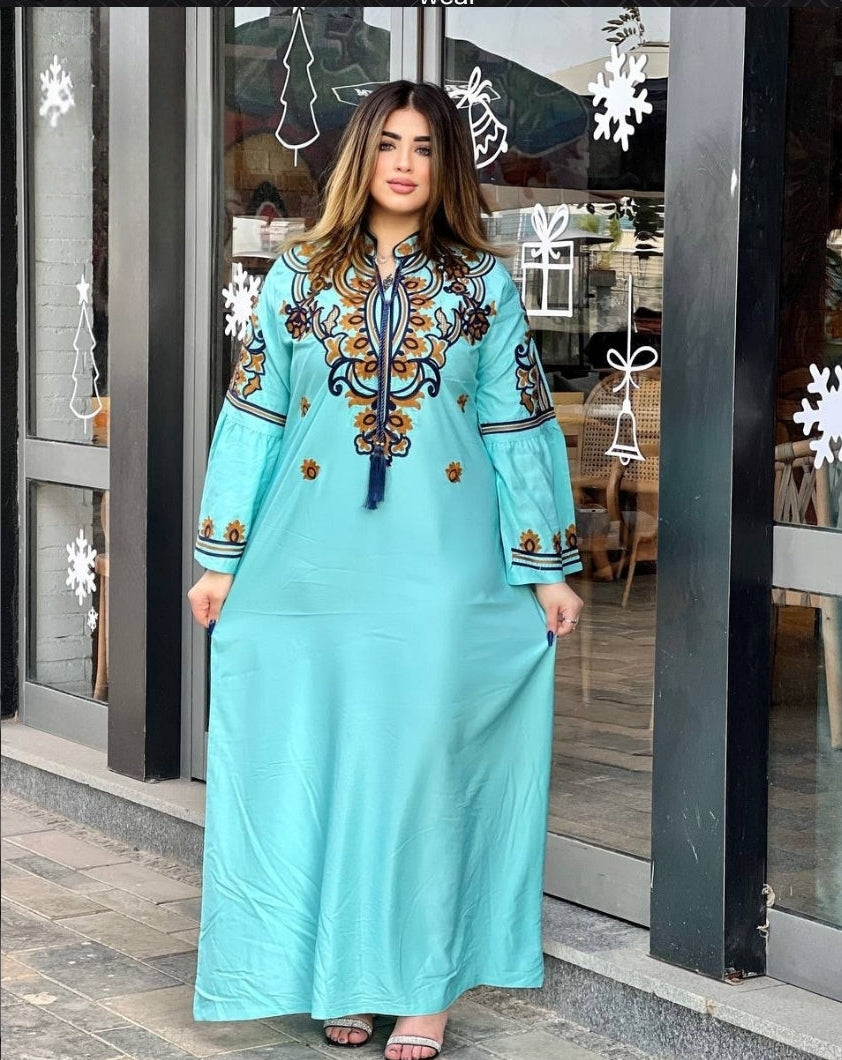 A1071 عباية استقبال قطن  كود