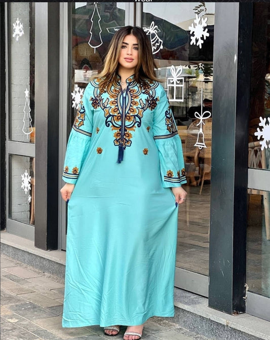 A1071 عباية استقبال قطن  كود