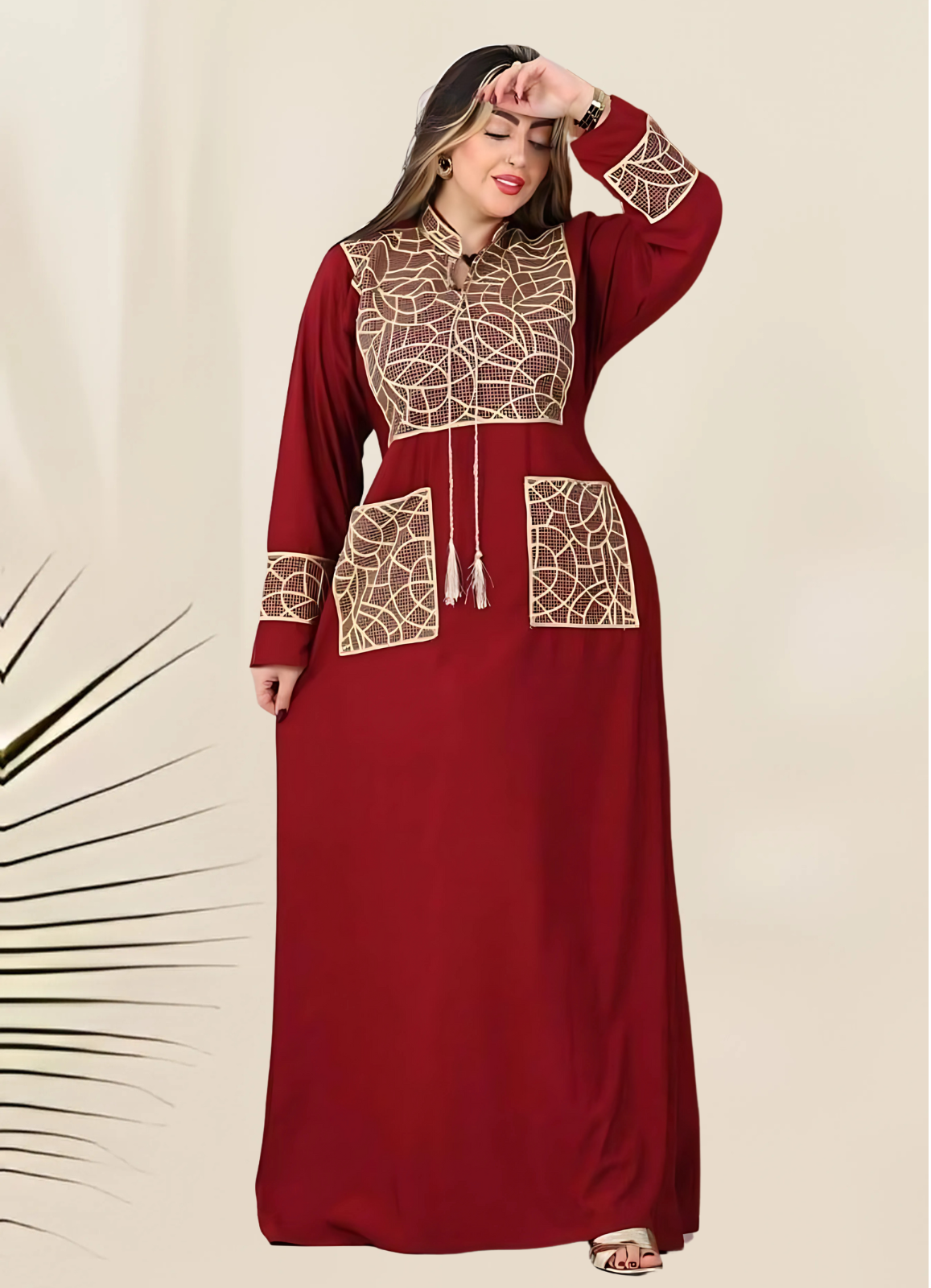 A1017 عبايه استقبال قطن  كود