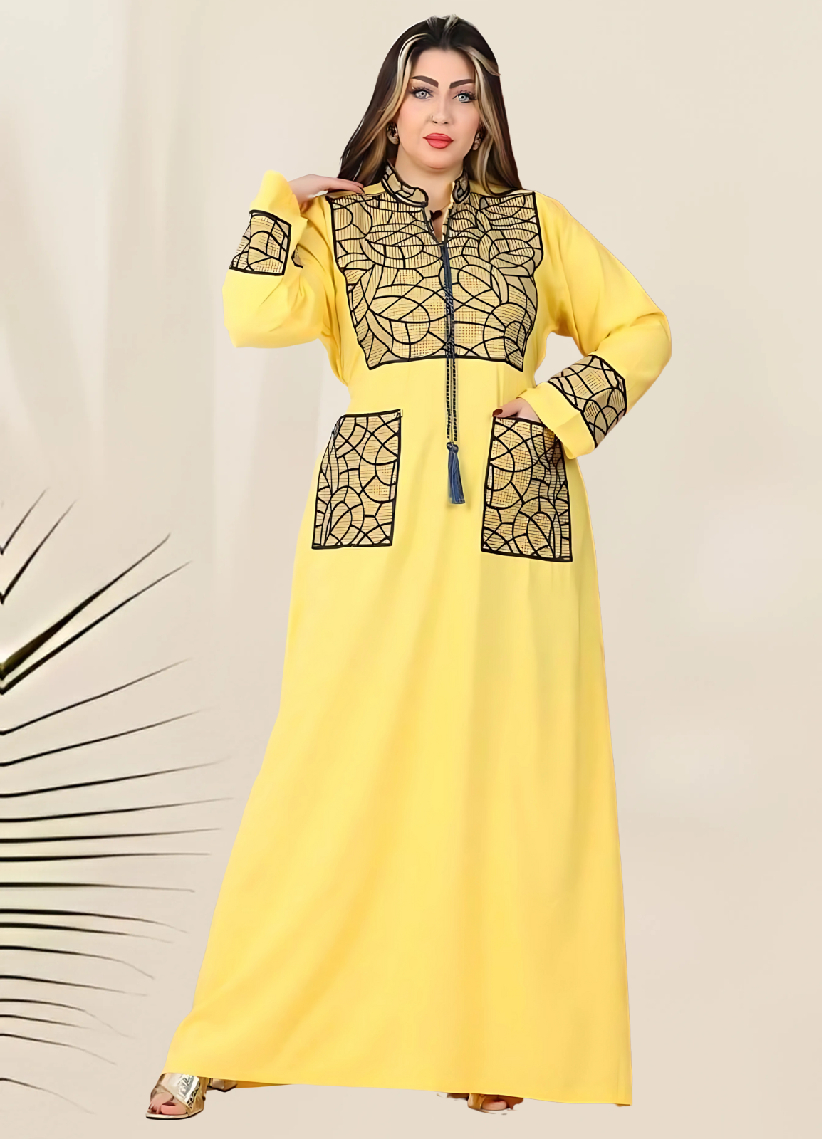 A1017 عبايه استقبال قطن  كود