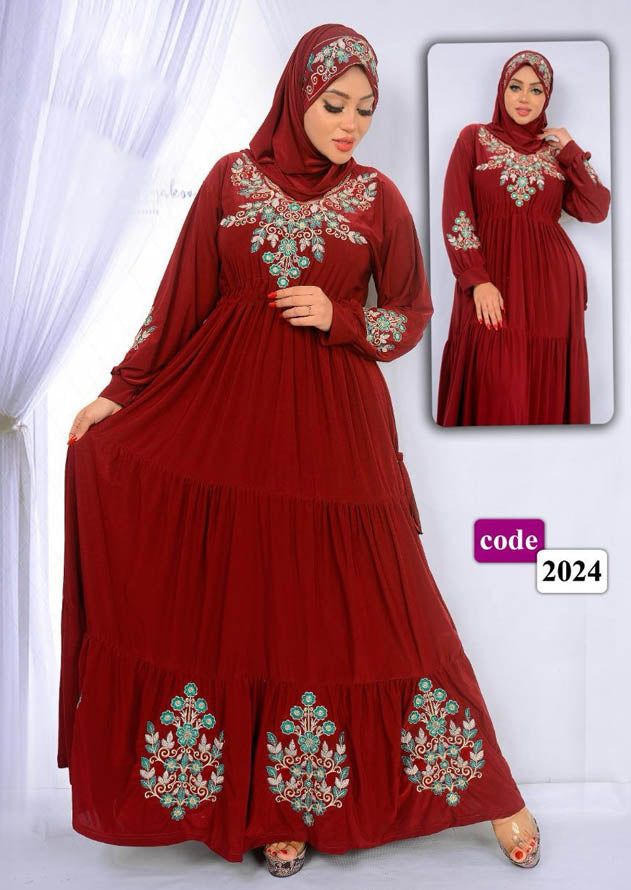 فستان محجبات زبده كود 2024