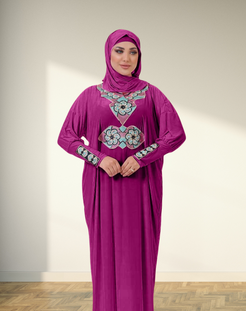 اسدال محجبات مطرز كود  80111