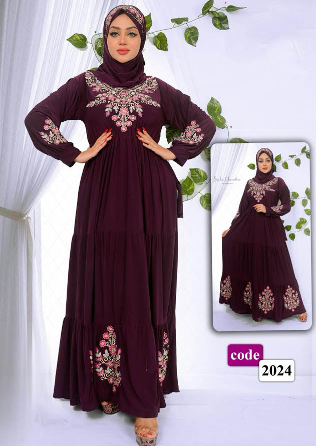فستان محجبات زبده كود 2024