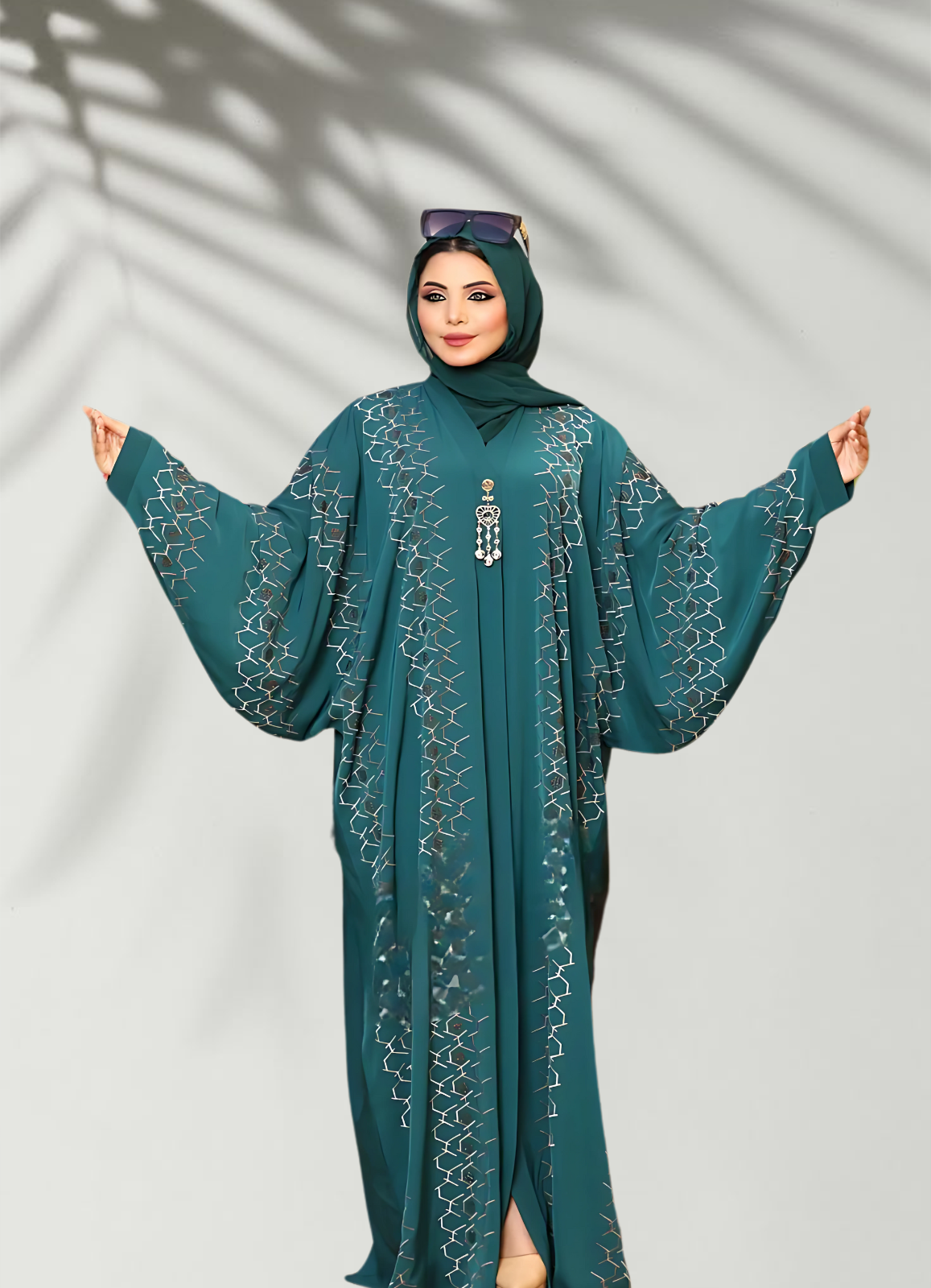 ملحفة خليجي حرير خروج حريمى كود 910