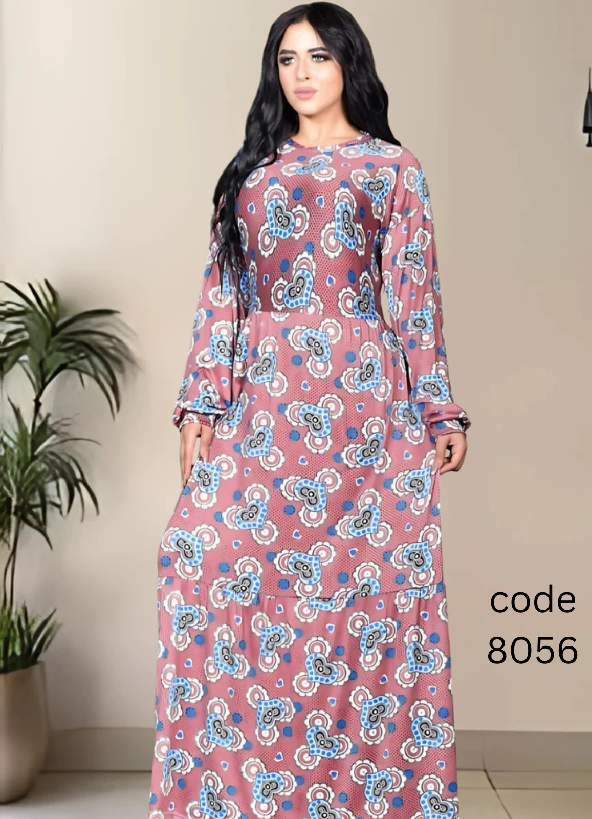 8056 فستان منزلي  كود