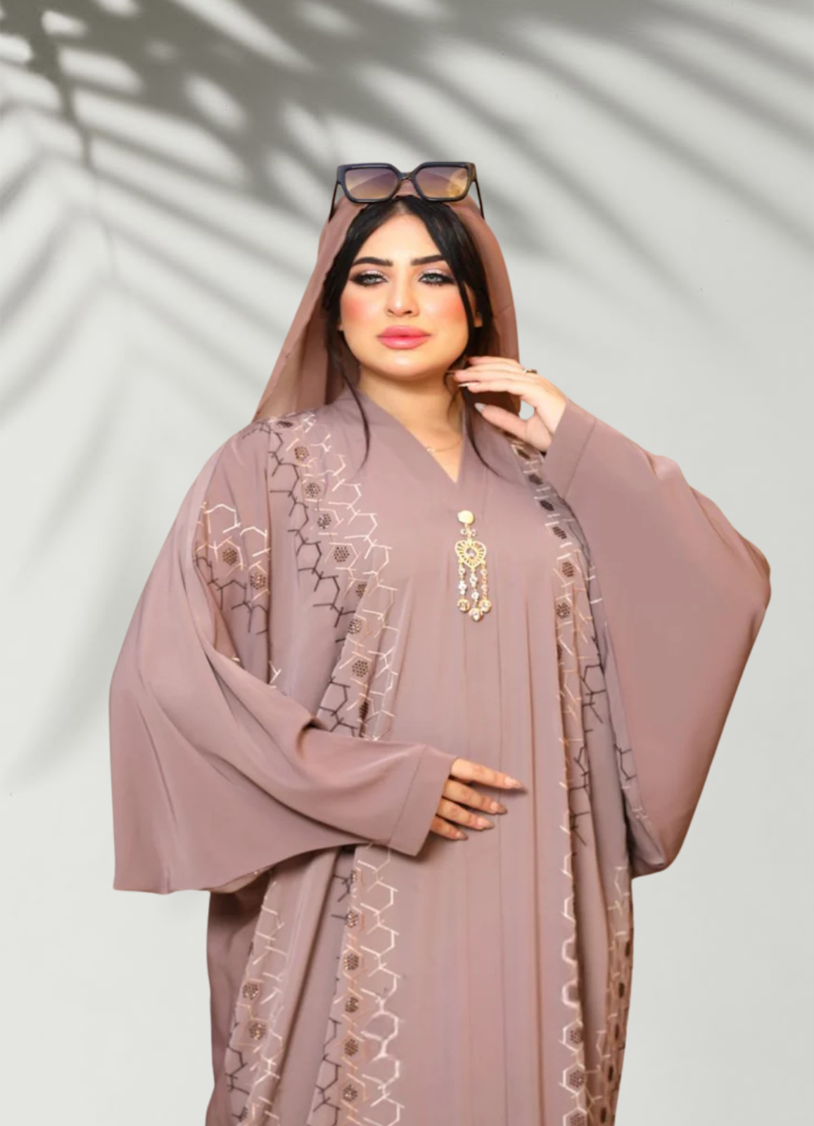 ملحفة خليجي حرير خروج حريمى كود 910