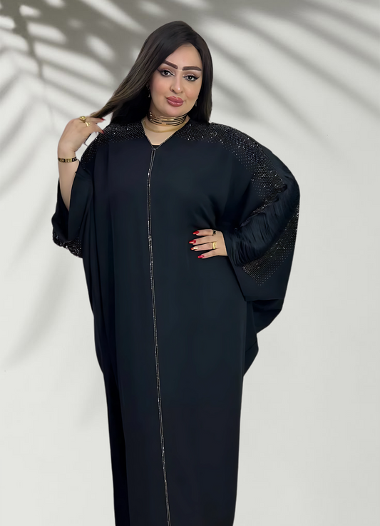 ملحفة خليجي حرير خروج حريمى كود 025