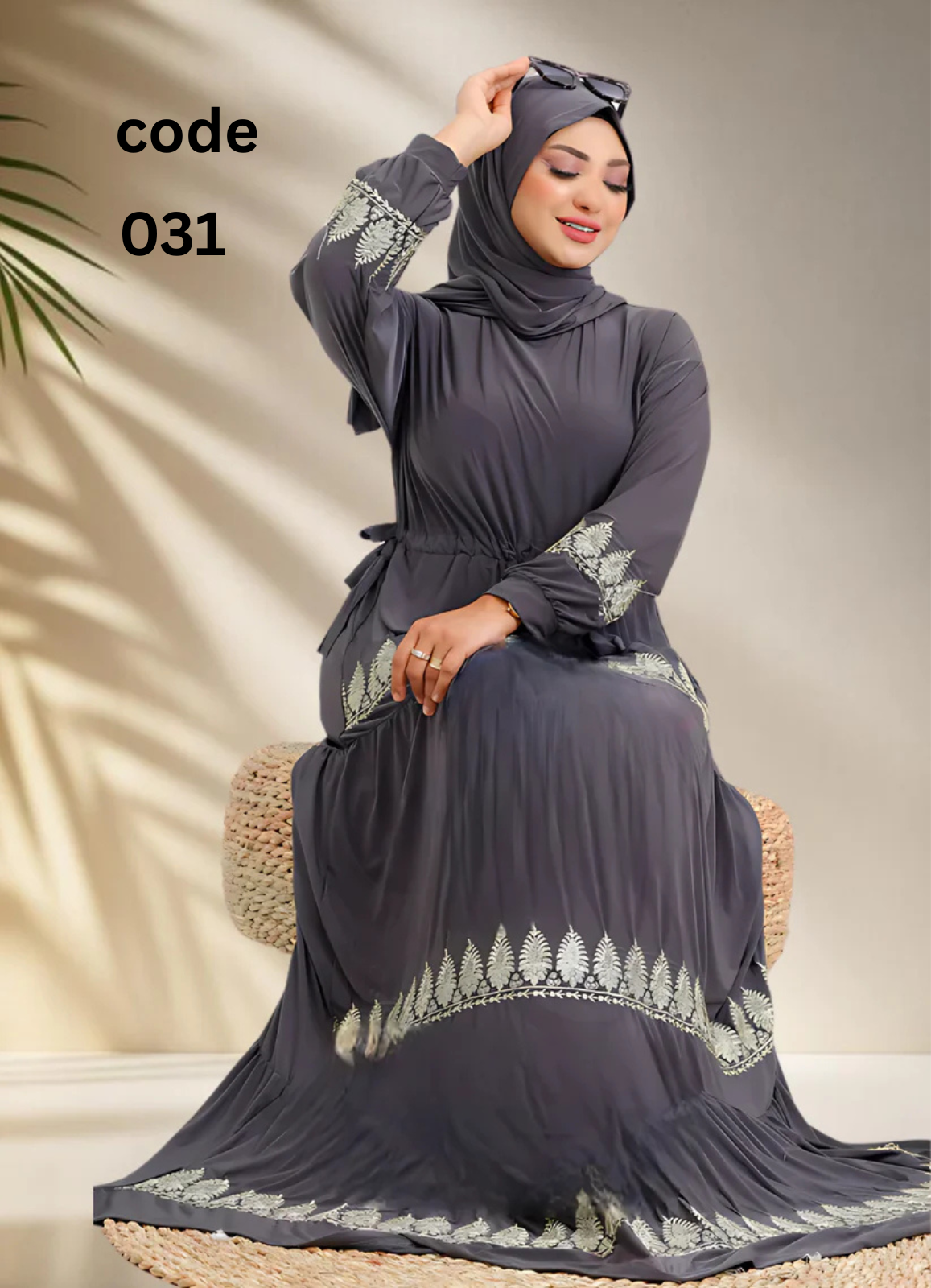 فستان محجبات زبده كود 031